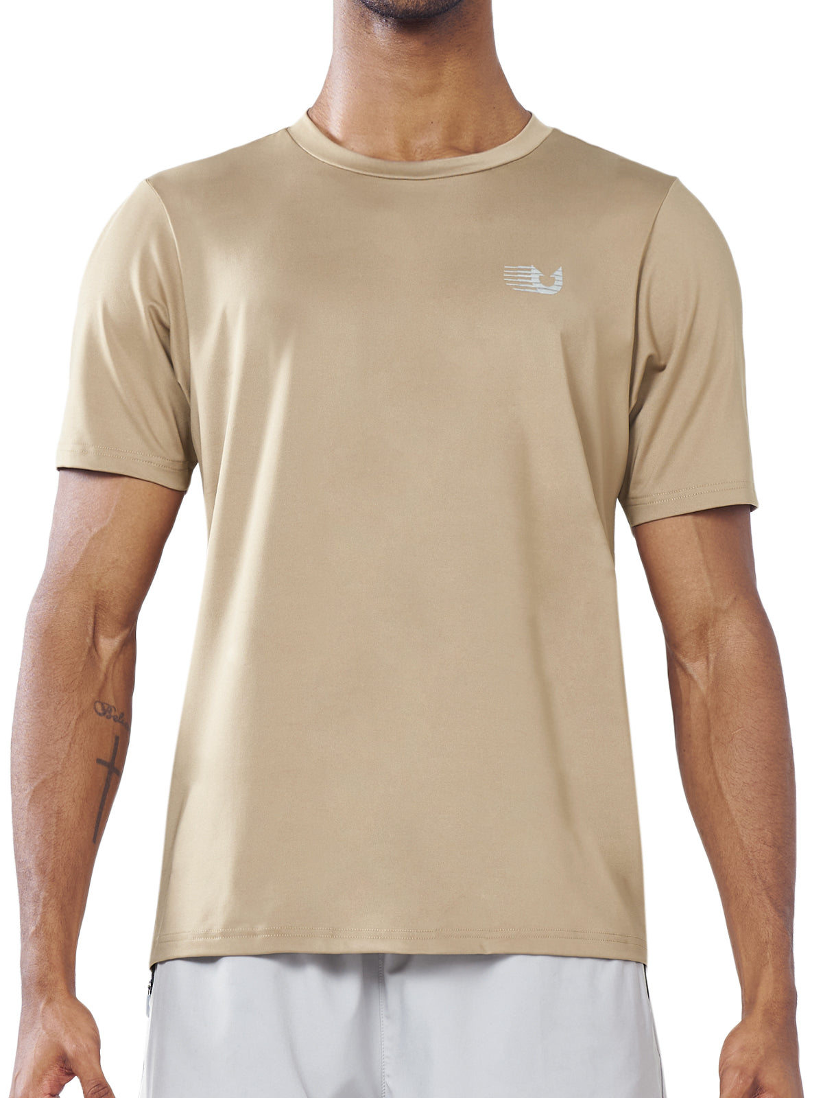 Men's Workout Sweat Wicking Short Sleeve Shirts
