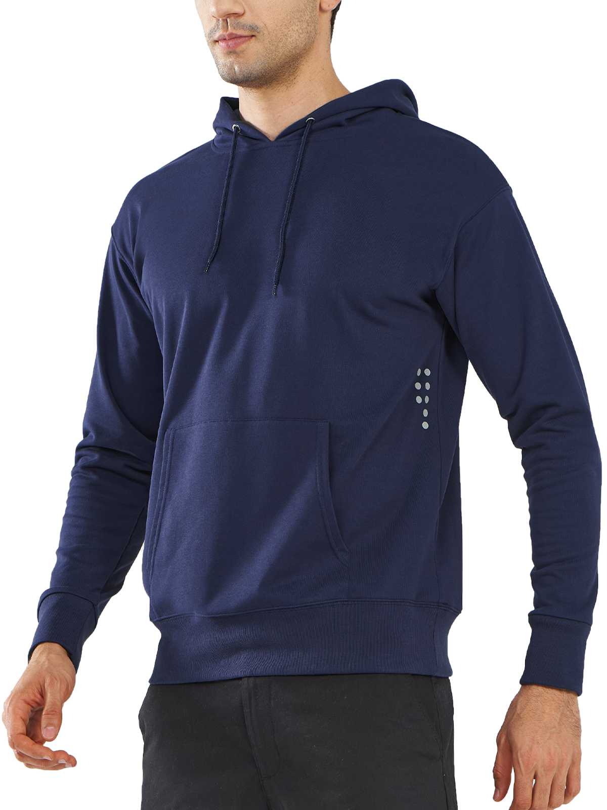 Men's Cotton Hoodies Drawstring Long Sleeve Casual Sweatshirts