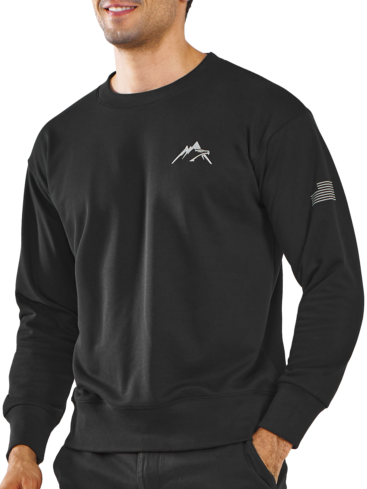 Men's Crewneck Sweatshirt Long Sleeve Casual Tops