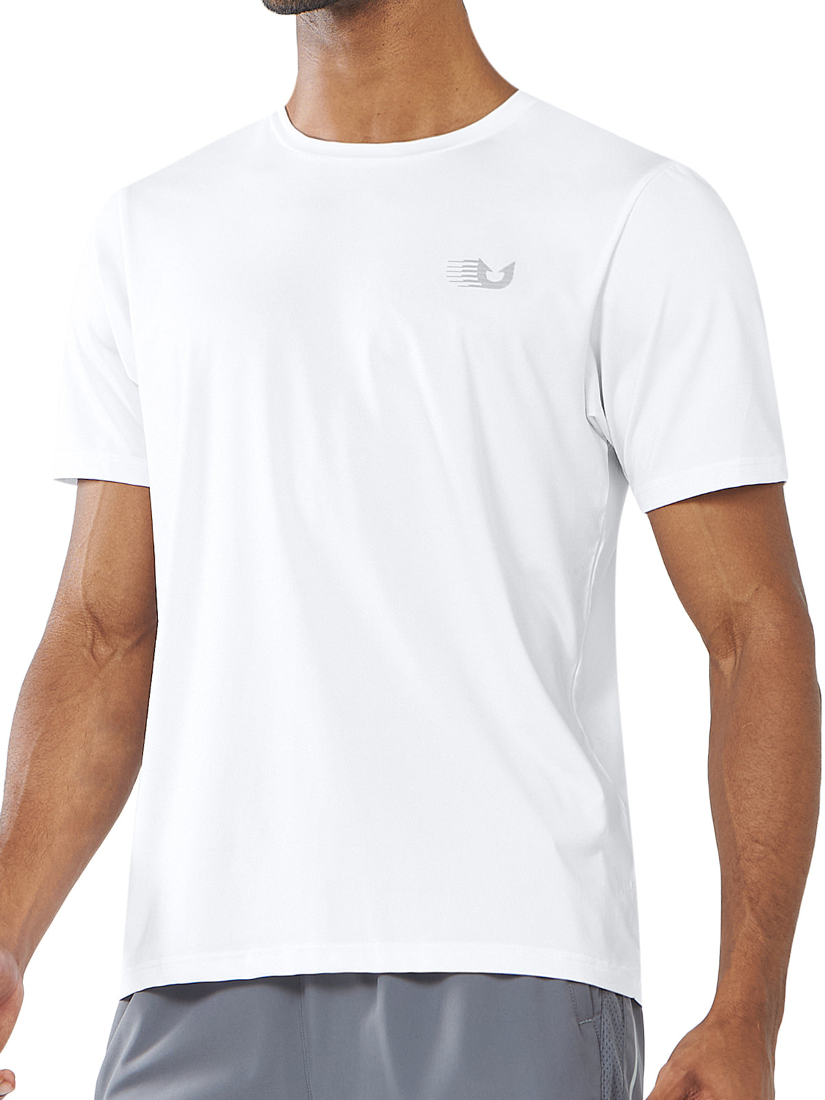 Men's Workout Sweat Wicking Short Sleeve Shirts
