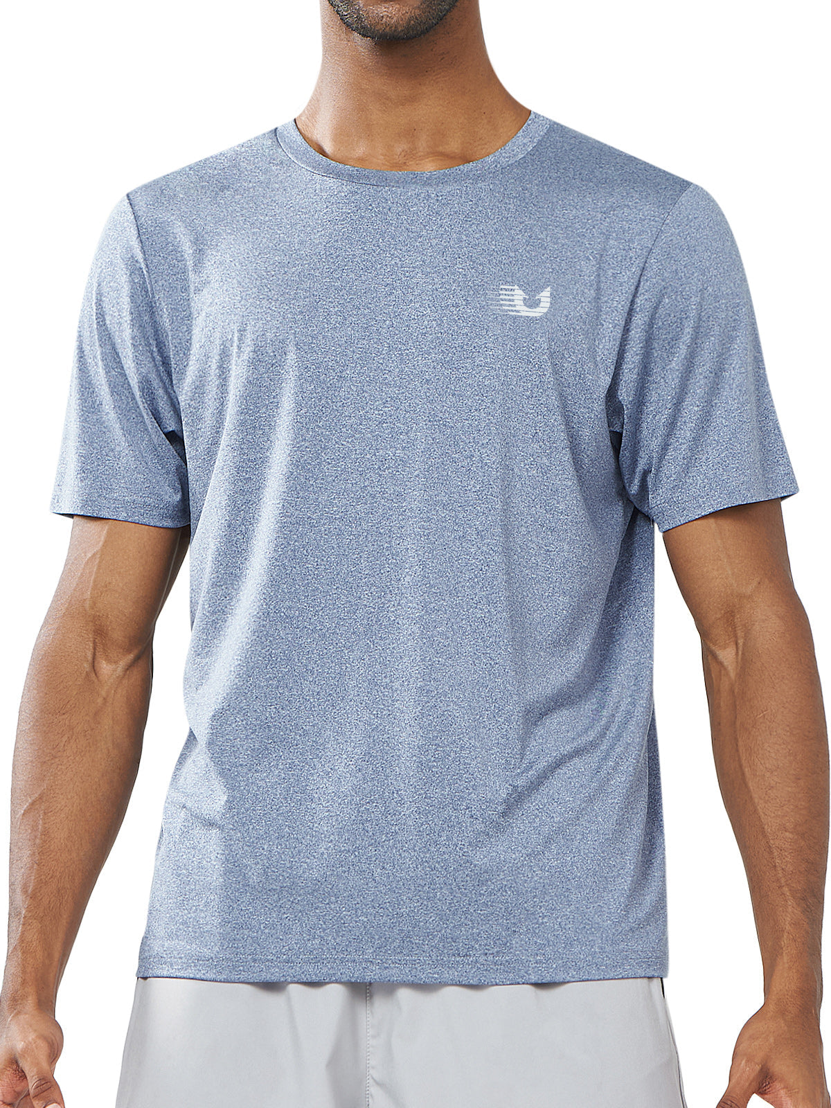 Men's Workout Sweat Wicking Short Sleeve Shirts