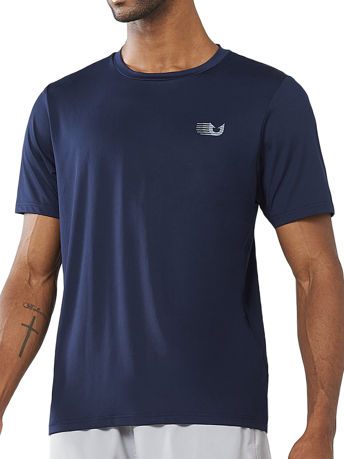 Men's Workout Sweat Wicking Short Sleeve Shirts