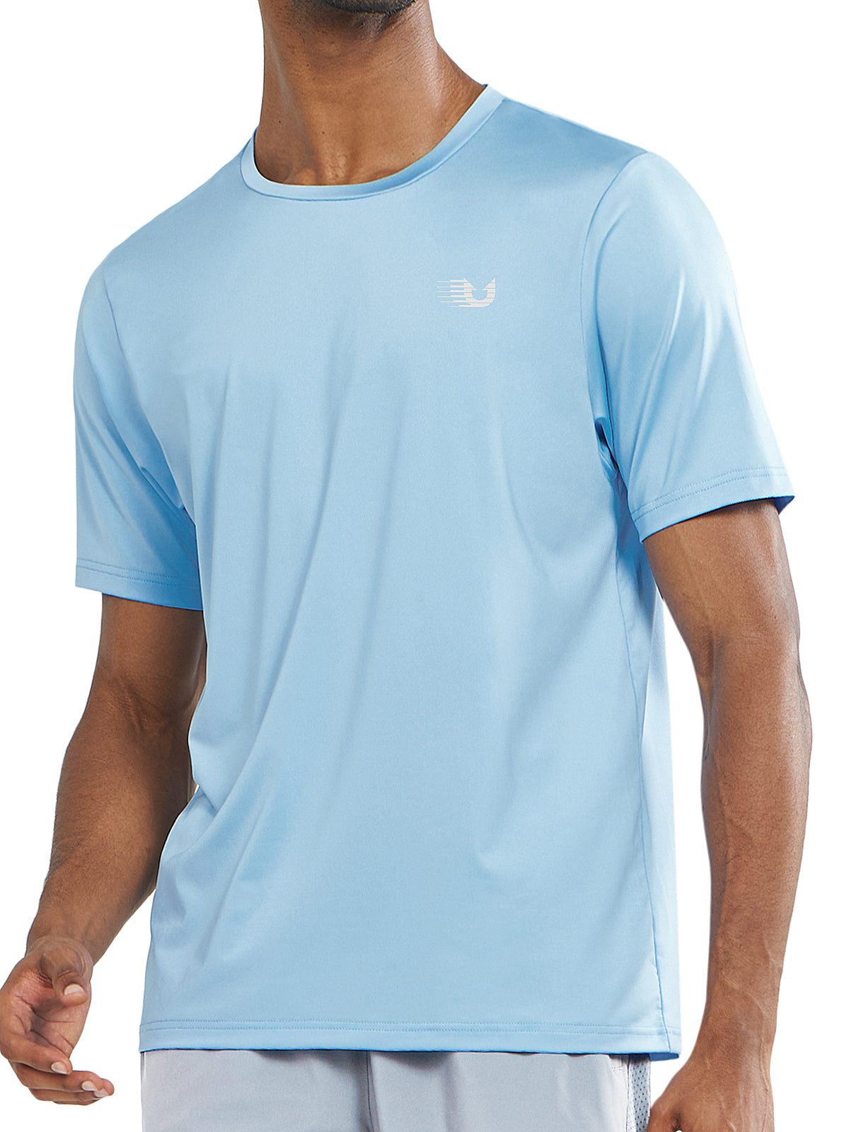 Men's Workout Sweat Wicking Short Sleeve Shirts