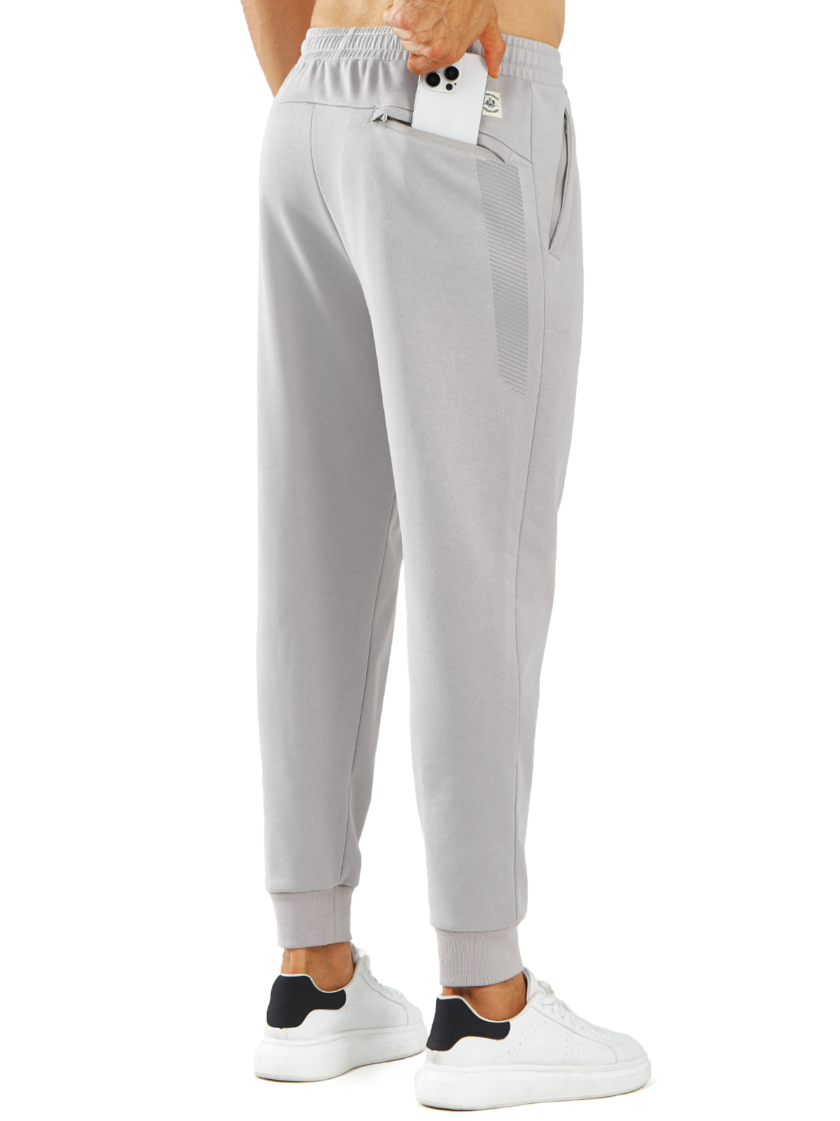 Men's Cotton Pants Spandex Running Athletic Works Sweatpants