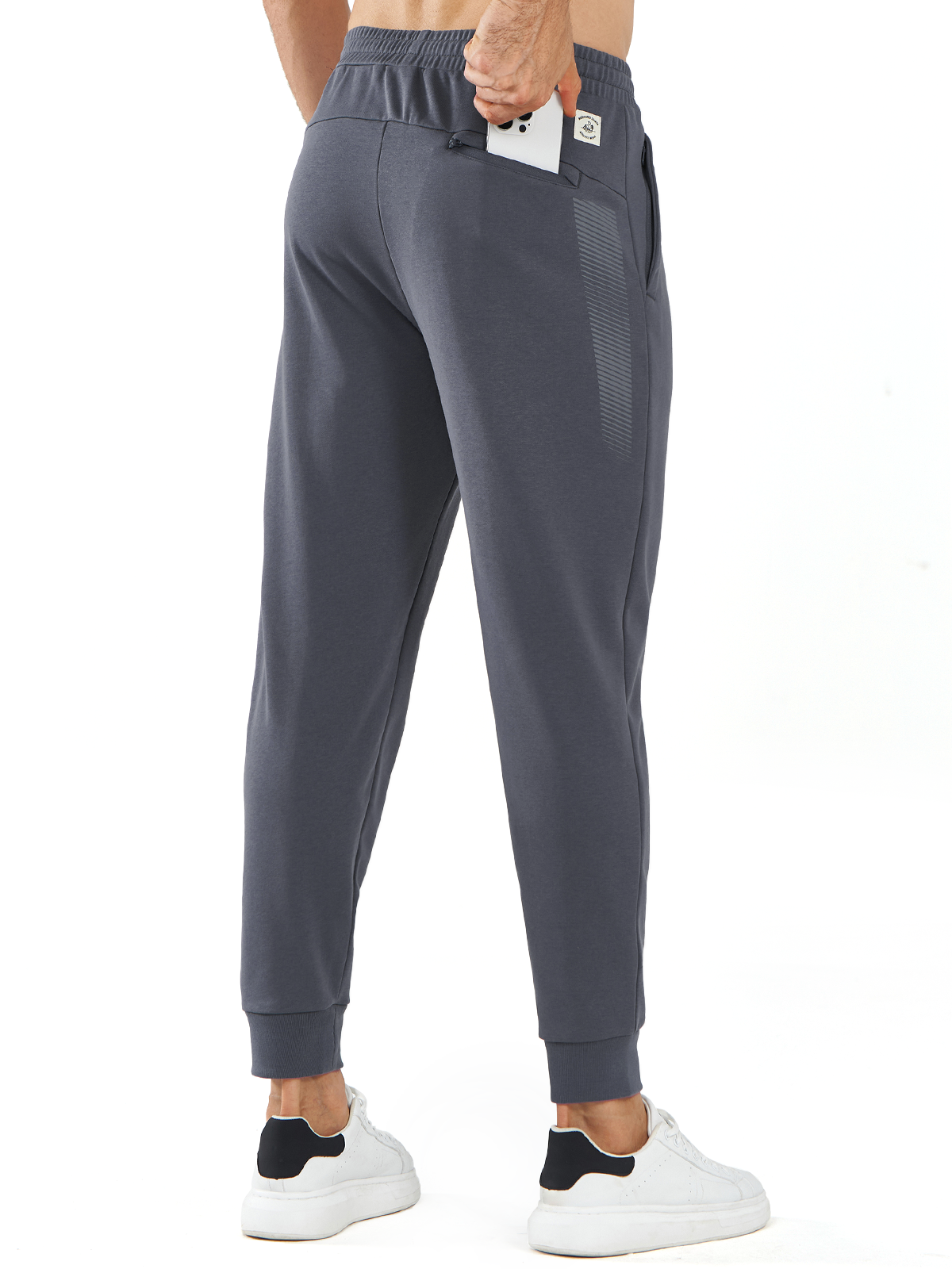 Men's Cotton Pants Spandex Running Athletic Works Sweatpants