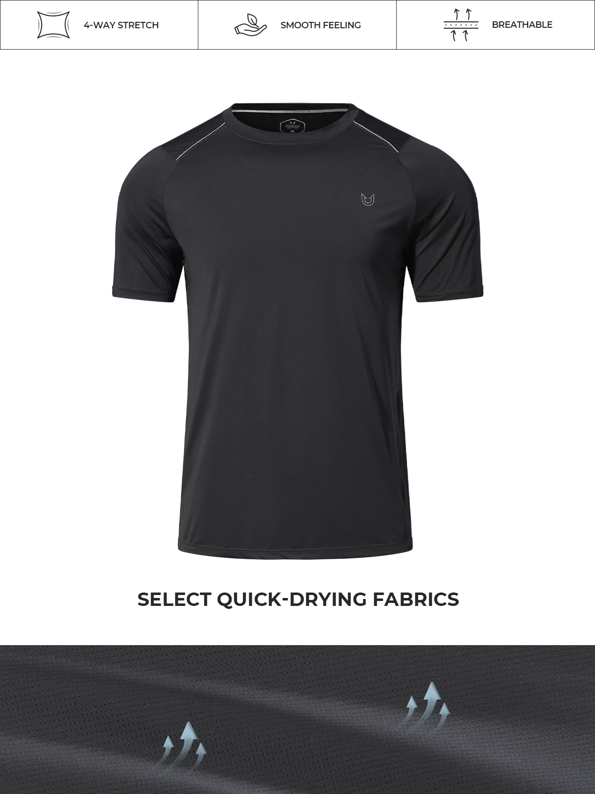 Men's Compression Shirts For Exercise Gym Workout T Shirt