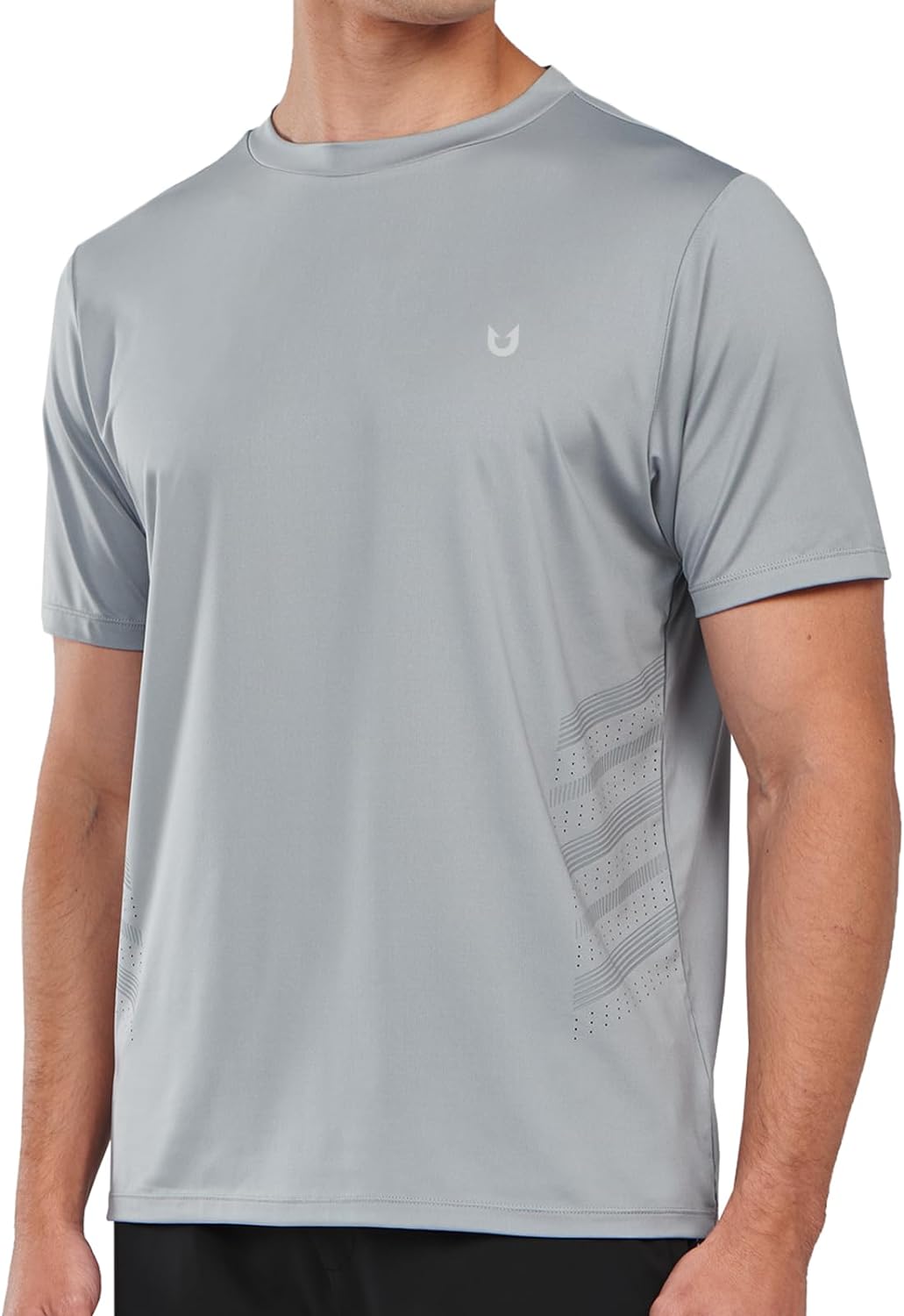 Men's Gym Performance Shirts with Vents on Side Breathable