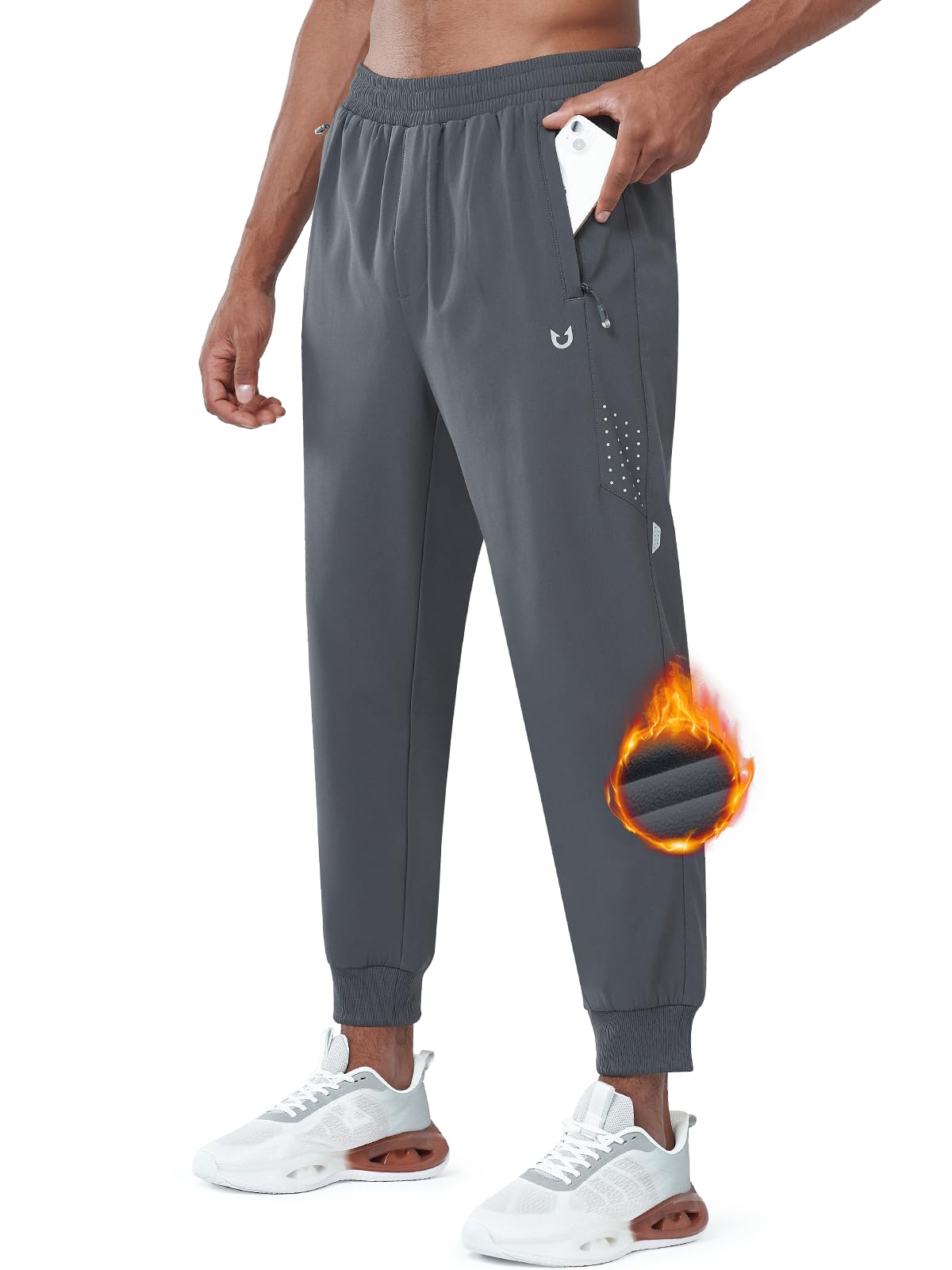 Men's Fleece Vuori Joggers Workout Hiking Fishing Pants