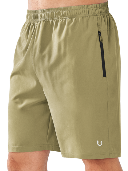 Men's Workout Sweat Shorts With Pockets Biker Cycling Shorts