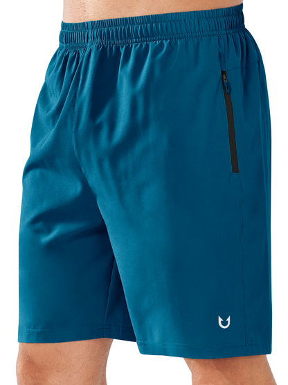 Men's Workout Sweat Shorts With Pockets Biker Cycling Shorts