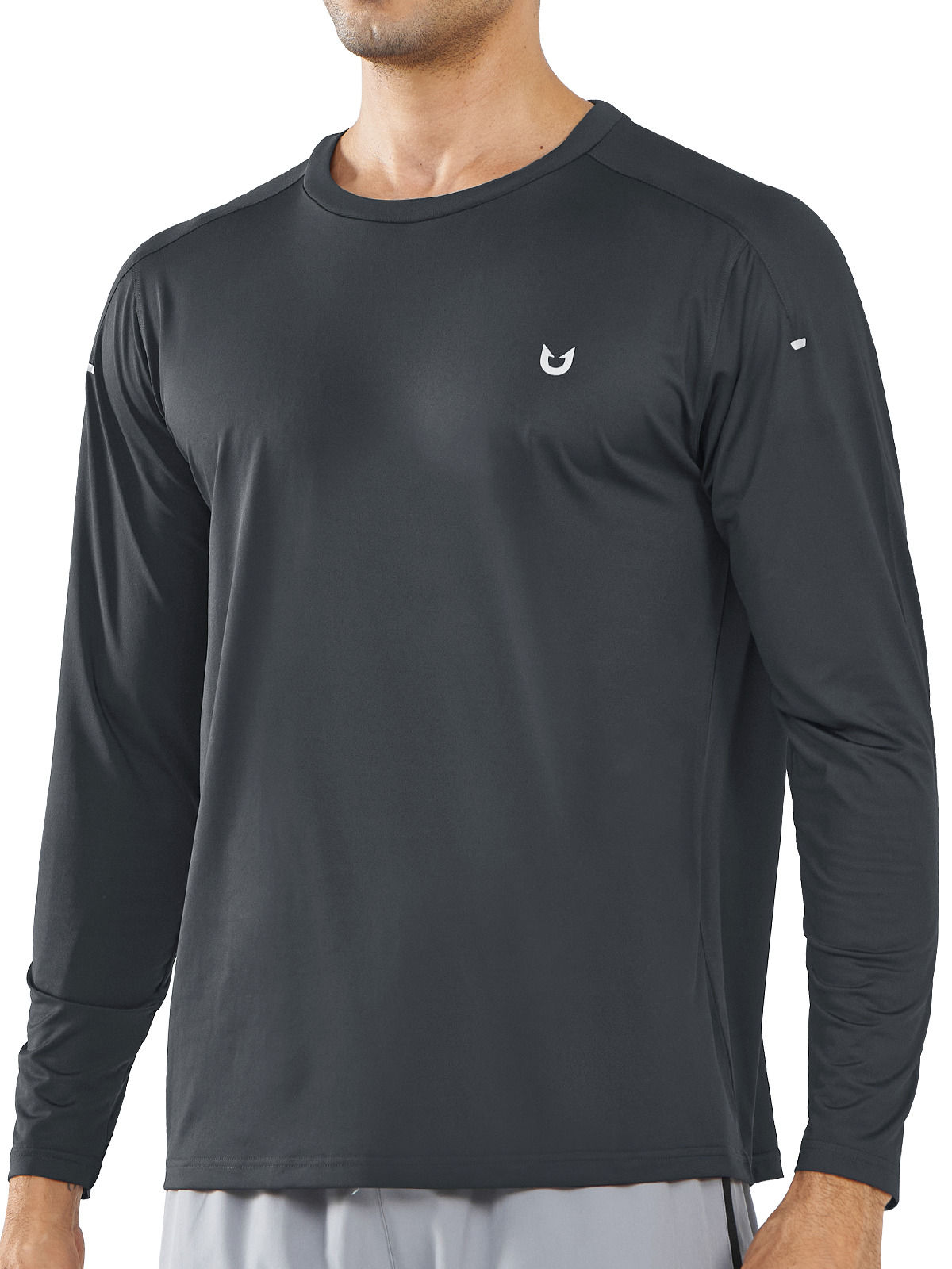 Men's Long Sleeve Running Shirts Gym Quick Dry Tops
