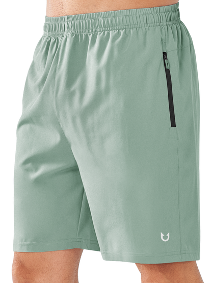 Men's Workout Sweat Shorts With Pockets Biker Cycling Shorts