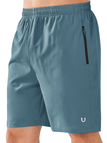 Men's Workout Sweat Shorts With Pockets Biker Cycling Shorts