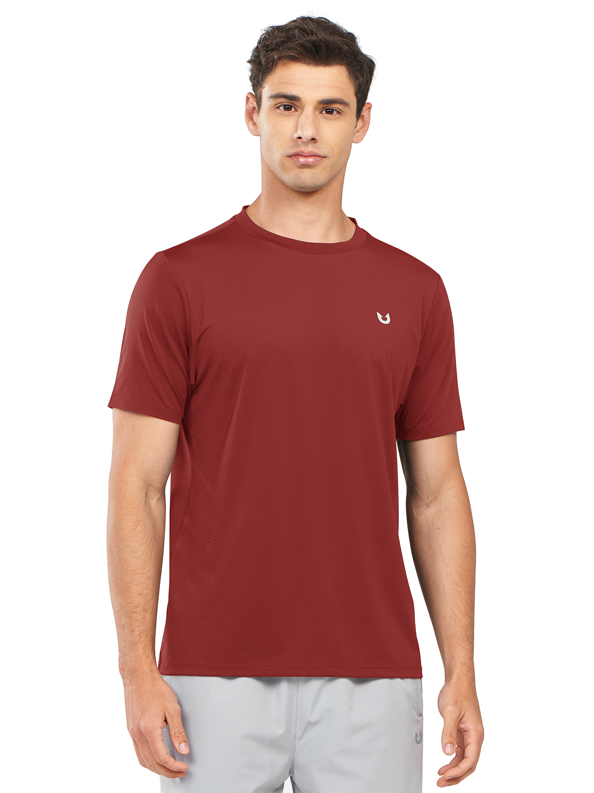 Men's Gym Performance Shirts with Vents on Side Breathable