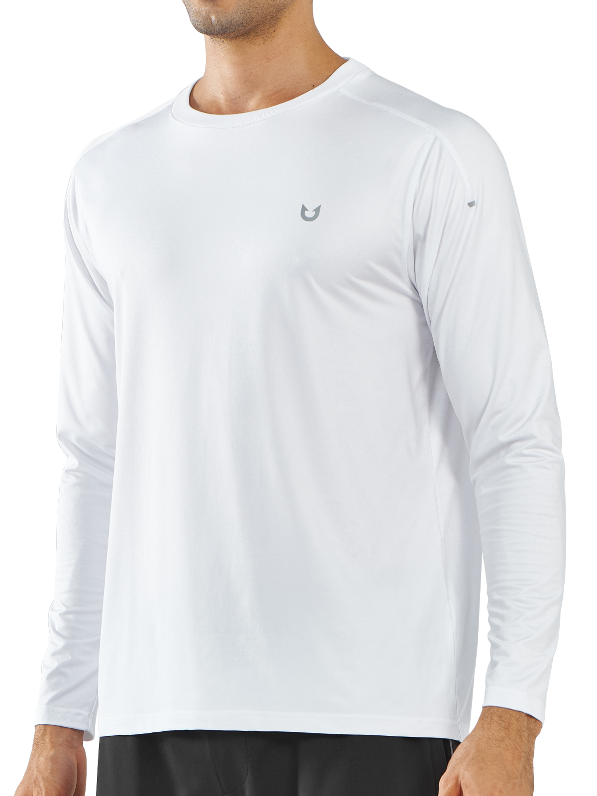 Men's Long Sleeve Running Shirts Gym Quick Dry Tops