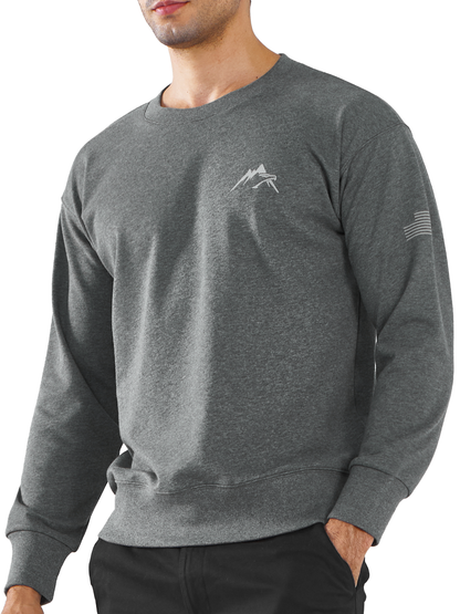 Men's Crewneck Sweatshirt Long Sleeve Casual Tops