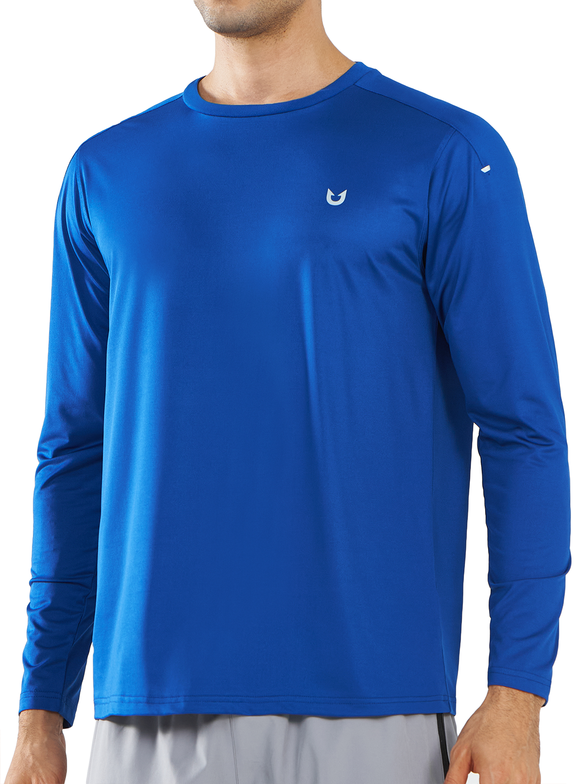 Men's Long Sleeve Running Shirts Gym Quick Dry Tops