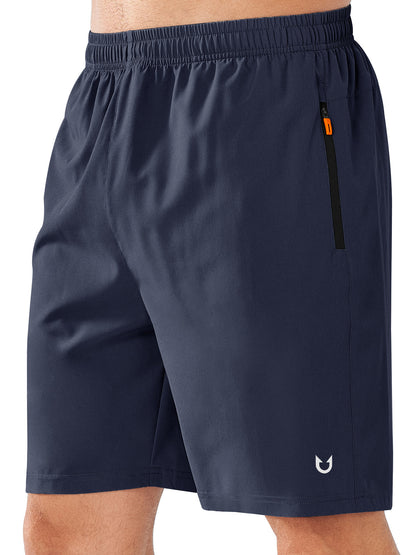 Men's Workout Sweat Shorts With Pockets Biker Cycling Shorts