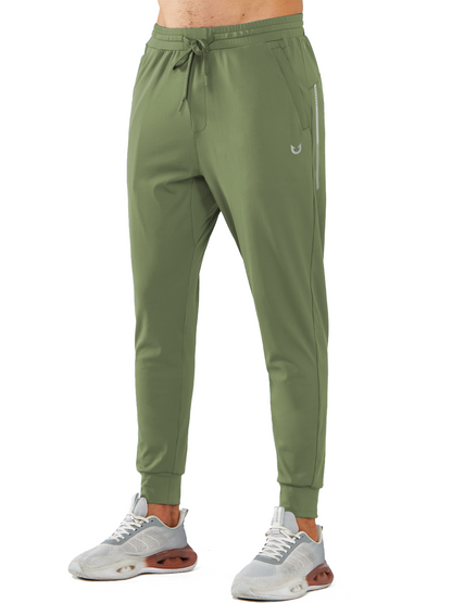Men's Sweatpants with Zipper Pockets Workout Joggers