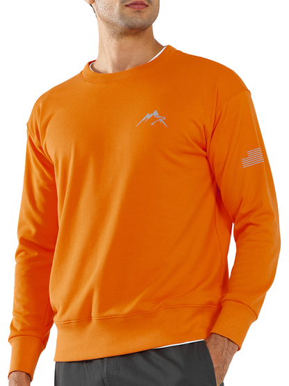 Men's Crewneck Sweatshirt Long Sleeve Casual Tops