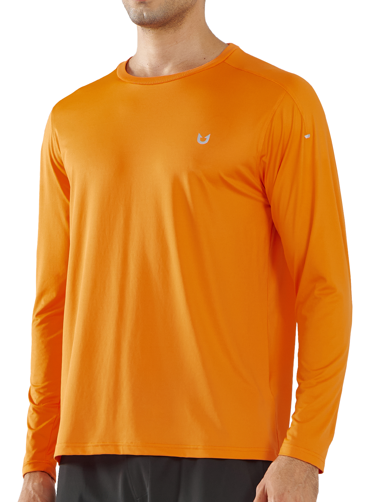 Men's Long Sleeve Running Shirts Gym Quick Dry Tops