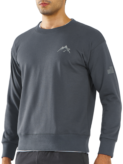 Men's Crewneck Sweatshirt Long Sleeve Casual Tops