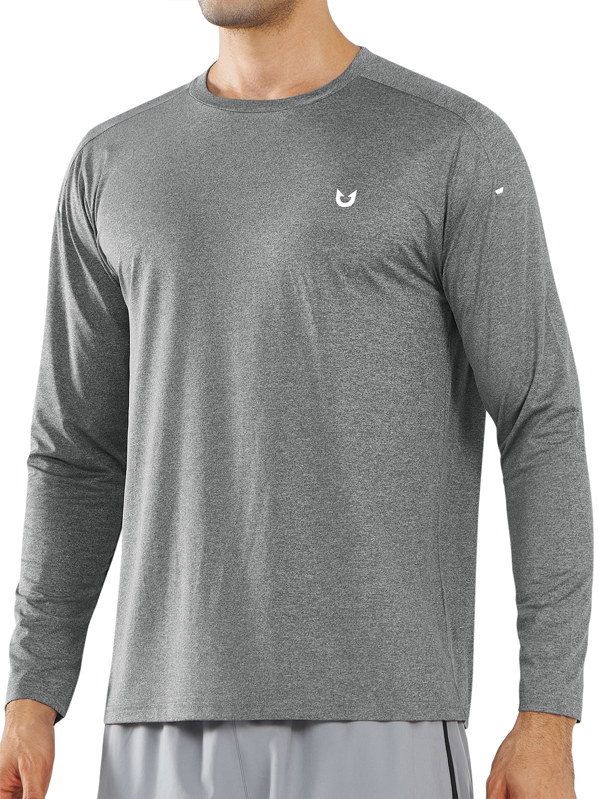 Men's Long Sleeve Running Shirts Gym Quick Dry Tops