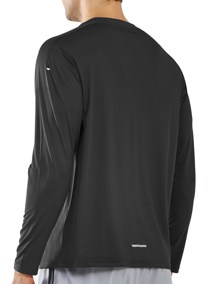 Men's Long Sleeve Running Shirts Gym Quick Dry Tops