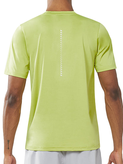 Men's Workout Sweat Wicking Short Sleeve Shirts