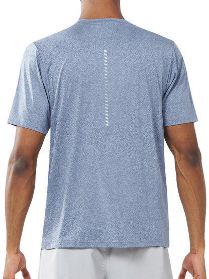 Men's Workout Sweat Wicking Short Sleeve Shirts