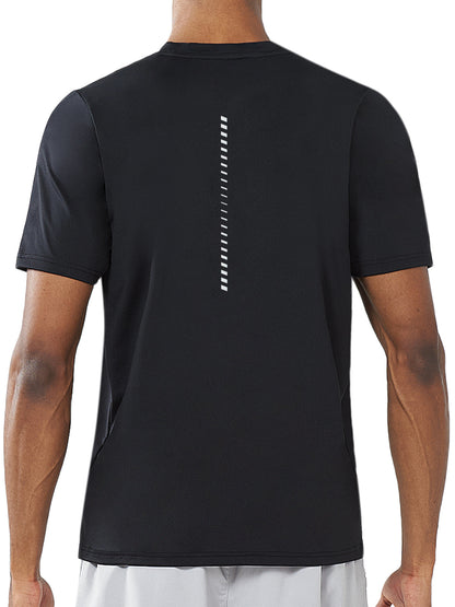 Men's Workout Sweat Wicking Short Sleeve Shirts