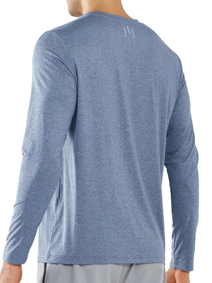 Men's Fishing Shirts Moisture Wicking Long Sleeve For Men