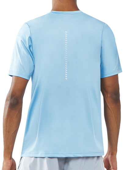 Men's Workout Sweat Wicking Short Sleeve Shirts
