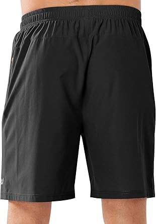 Men's Workout Sweat Shorts With Pockets Biker Cycling Shorts