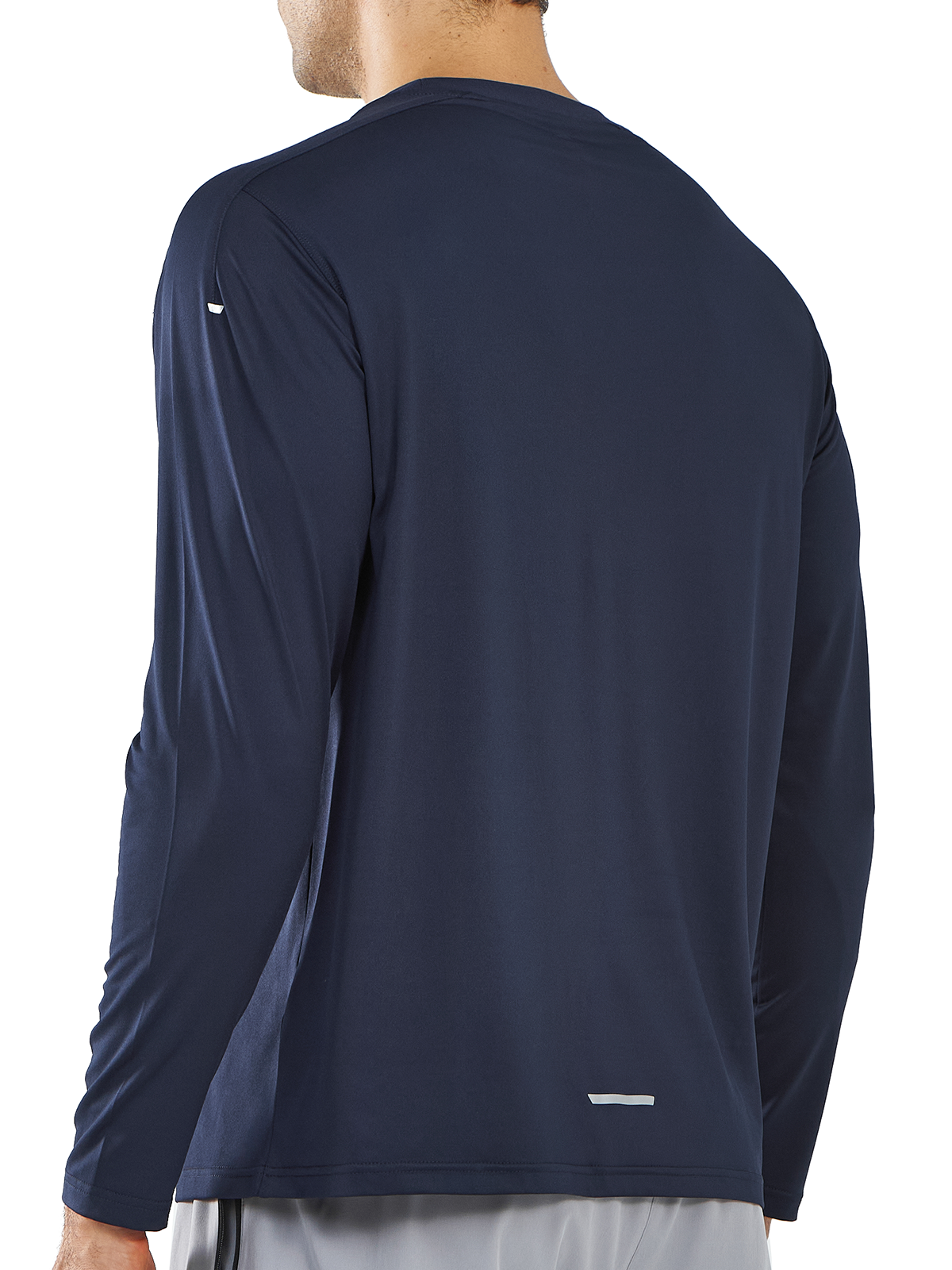 Men's Long Sleeve Running Shirts Gym Quick Dry Tops