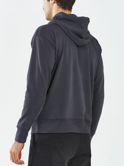 Men's Cotton Hoodies Drawstring Long Sleeve Casual Sweatshirts