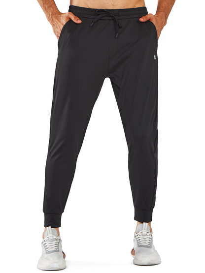Men's Sweatpants with Zipper Pockets Workout Joggers