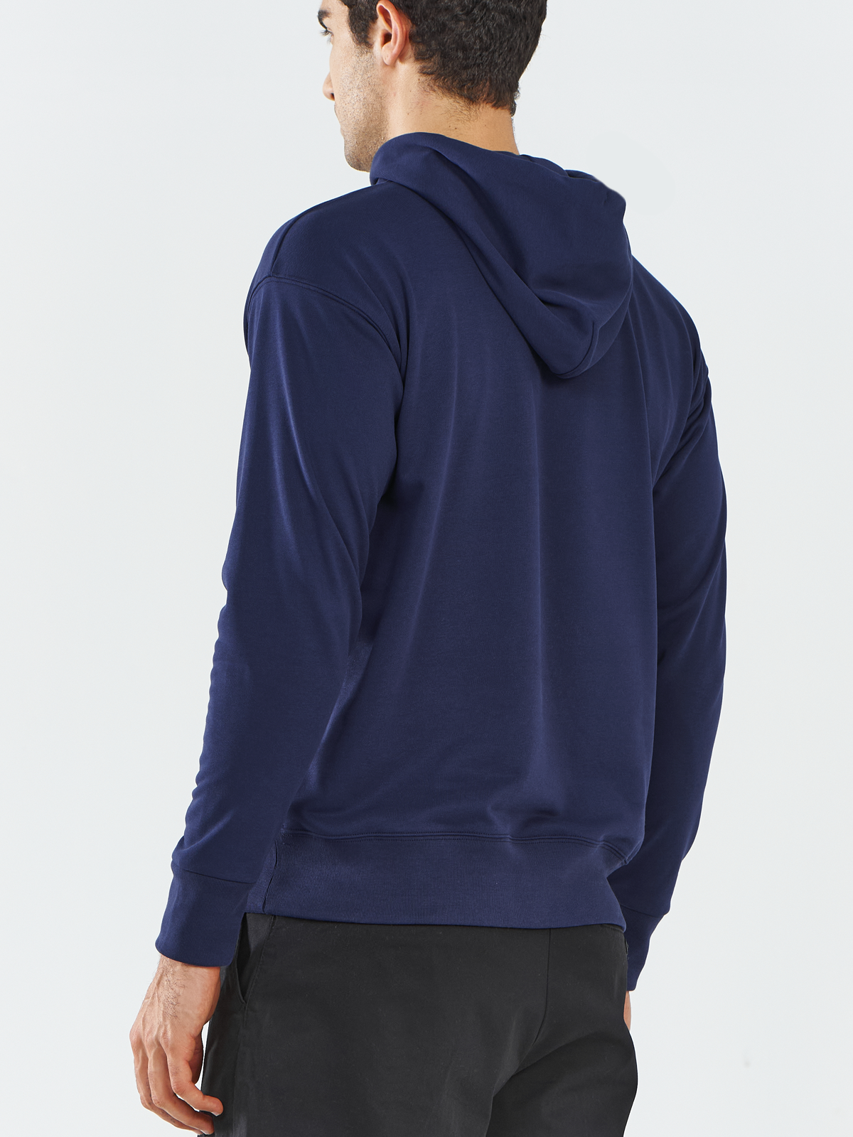 Men's Cotton Hoodies Drawstring Long Sleeve Casual Sweatshirts