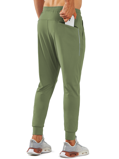 Men's Sweatpants with Zipper Pockets Workout Joggers