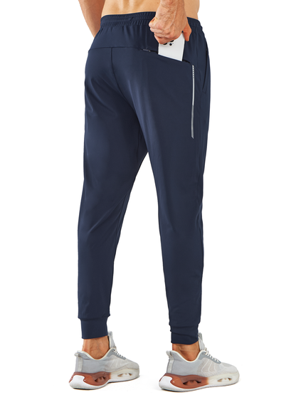 Men's Sweatpants with Zipper Pockets Workout Joggers