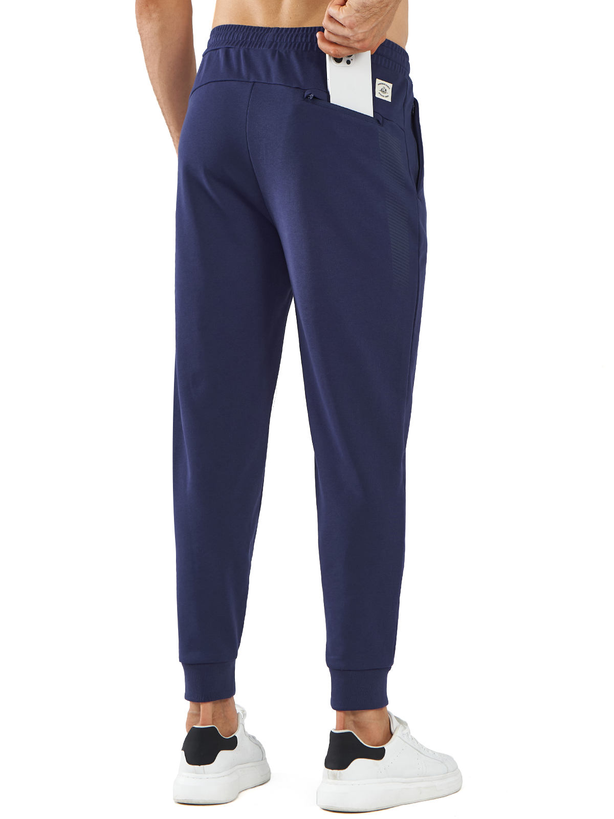 Men's Cotton Pants Spandex Running Athletic Works Sweatpants