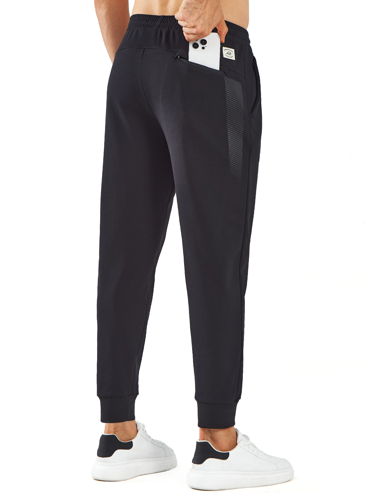 Men's Cotton Pants Spandex Running Athletic Works Sweatpants