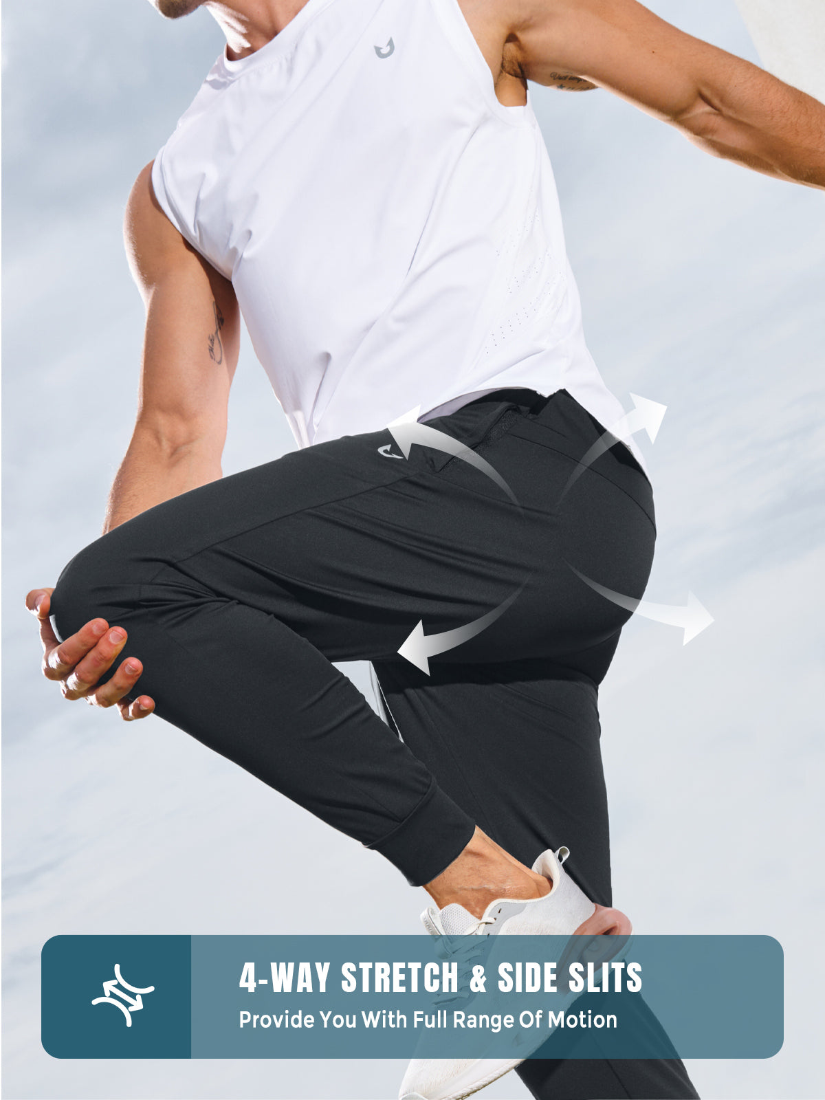 Men's Running Pants Athletic Workout Lightweight Sweatpants