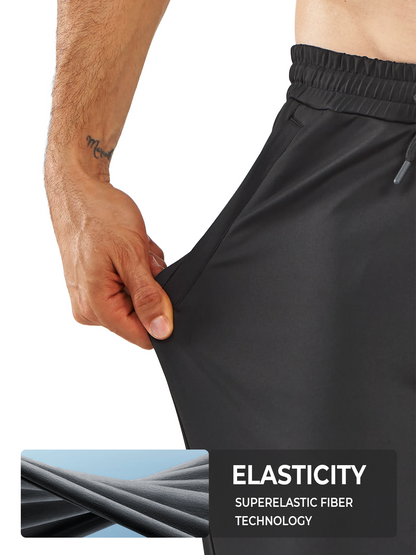 Men's Sweatpants with Zipper Pockets Workout Joggers