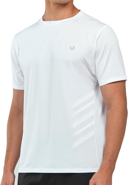 Men's Gym Performance Shirts with Vents on Side Breathable