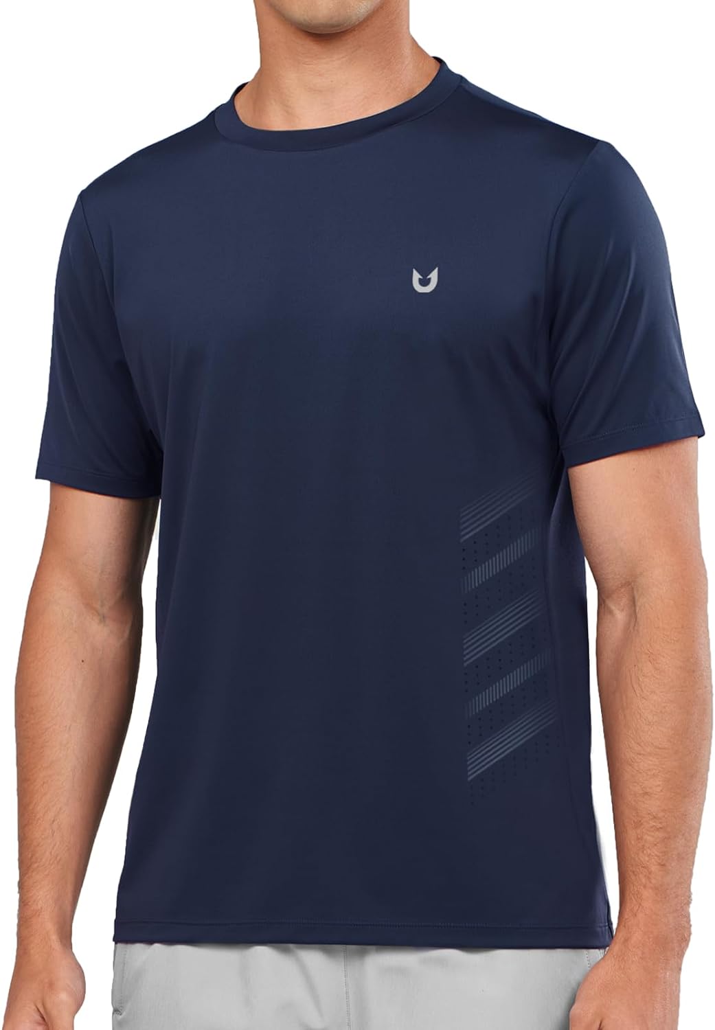 Men's Gym Performance Shirts with Vents on Side Breathable
