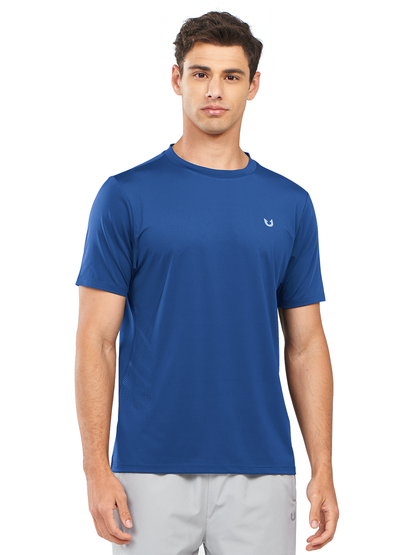 Men's Gym Performance Shirts with Vents on Side Breathable