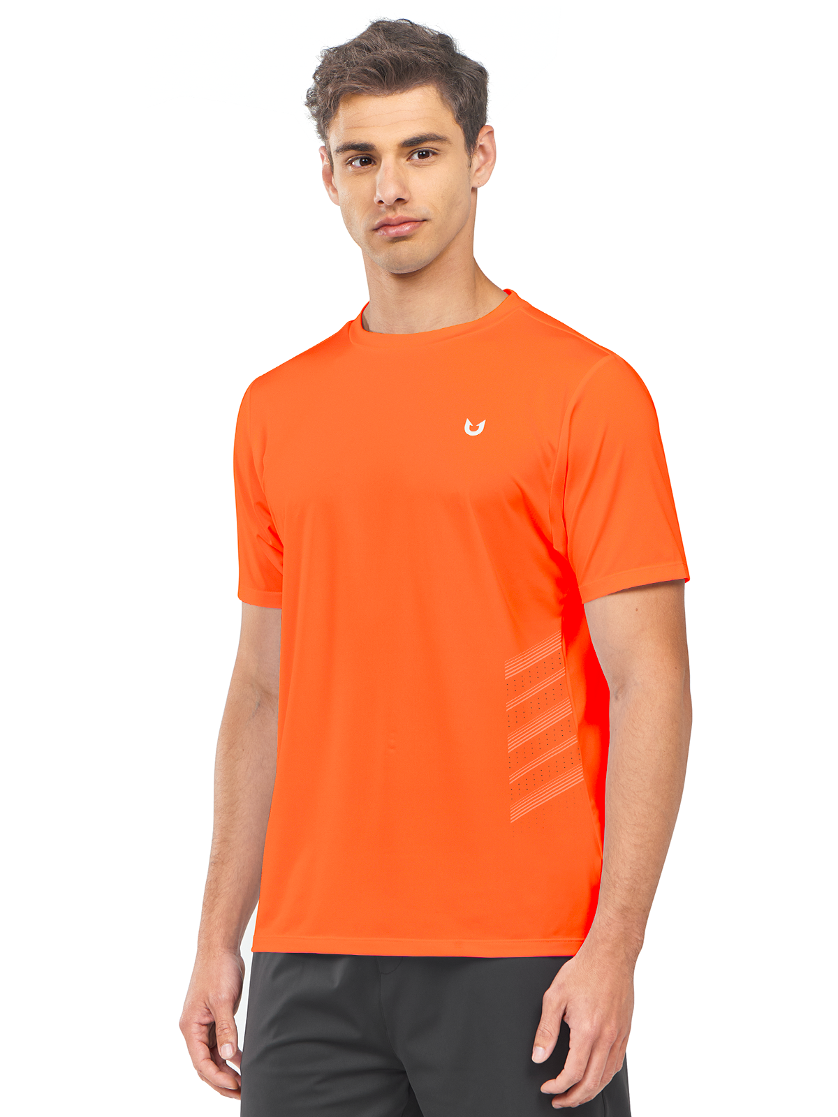Men's Gym Performance Shirts with Vents on Side Breathable