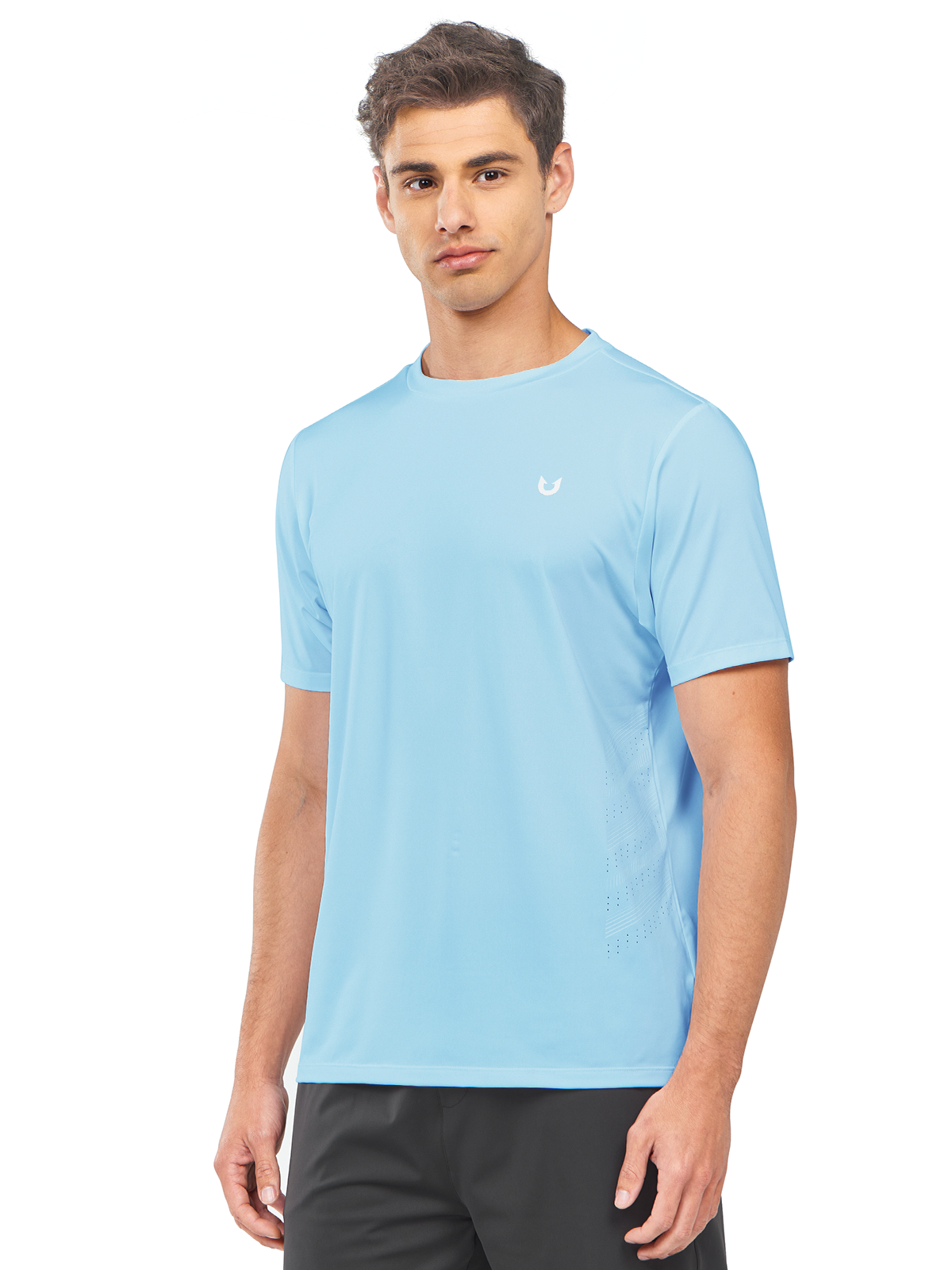 Men's Gym Performance Shirts with Vents on Side Breathable